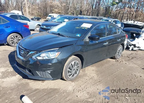 2018 Nissan Sentra S z USA, uszkodzony, nr VIN 3N1AB7AP2JY258419